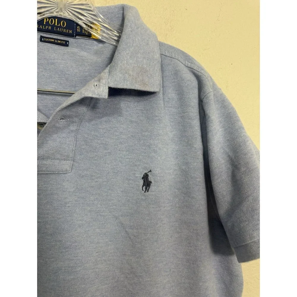 Ralph Lauren Polo Shirt Mens XL Extra Large  Blue  Golf‎